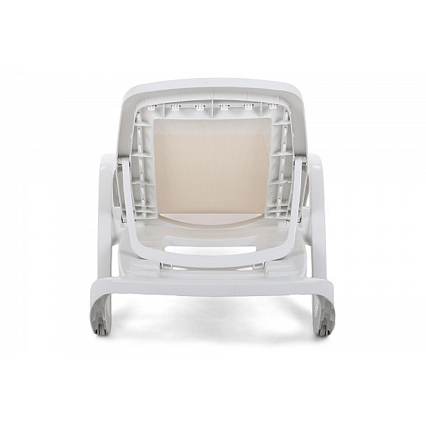 Садовий шезлонг Havana White / Ecru