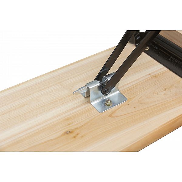 Садовий пивний гарнітур зі спинками 220 см