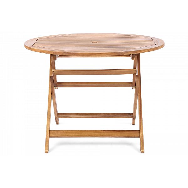 Дерев'яні садові меблі Acacia Round Cross 4+1