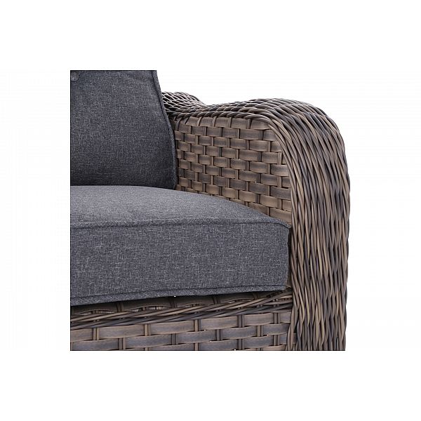 Садові меблі з техно ротанга Georgia Brown/Grey