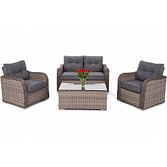 Садові меблі з техно ротанга Georgia Brown/Grey
