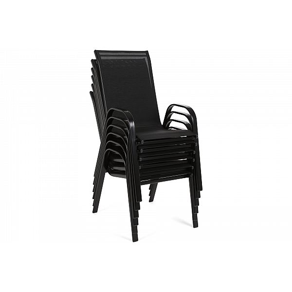 Металеве садове крісло Sevilla Black / Black II. якість