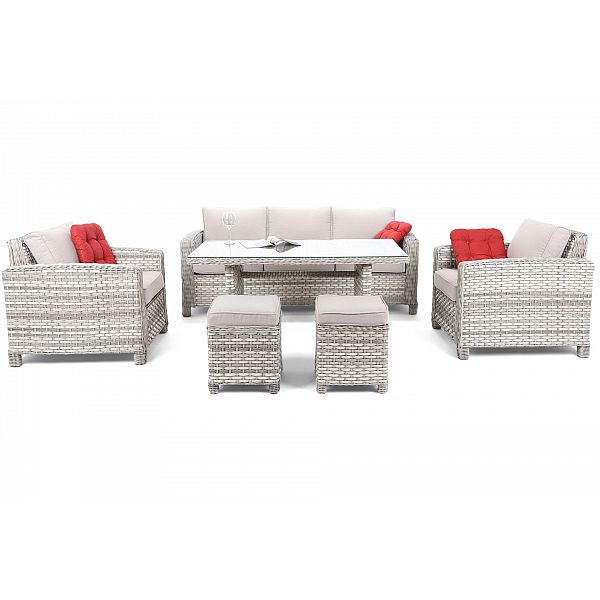 Садові меблі з техноратангу Montana Light Grey / Light Grey