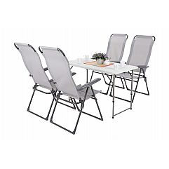 Комплект меблів для ресторану Ventura Grey 4+1 122 см