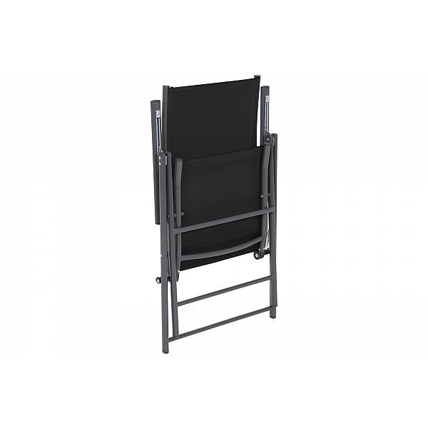 Садовая металлическая мебель Casablanca 145 см Grey / Black 6+1