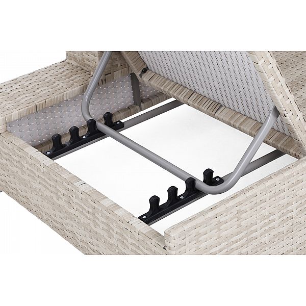 Диван Milano 2 в 1 техноротанг Бежевий / Бежевий Меланж