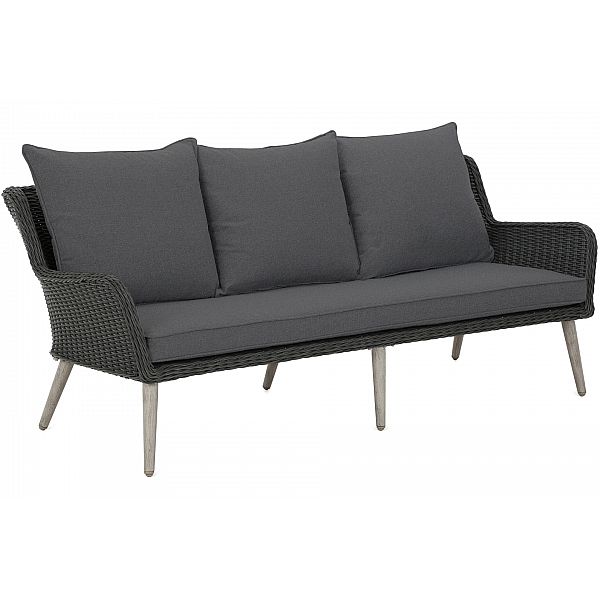 Садові меблі з техноратангу Almeria Grey / Grey Melange