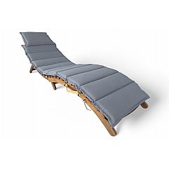 Дерев'яний садовий шезлонг Acacia Lux з подушкою