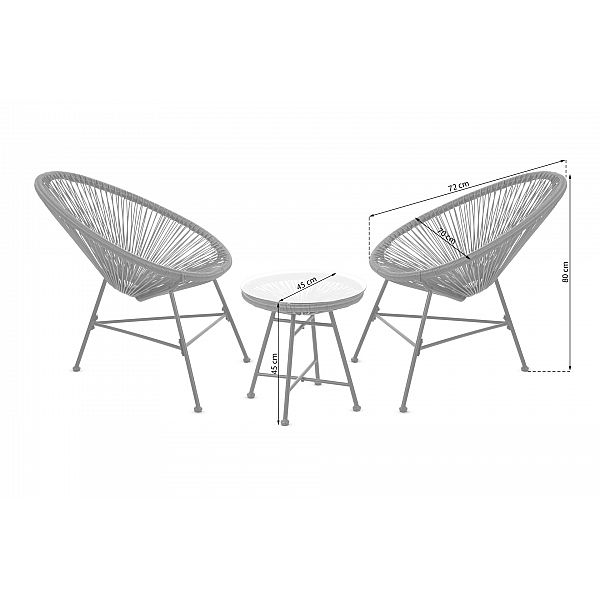 Кавовий набір Fiji Black / Black