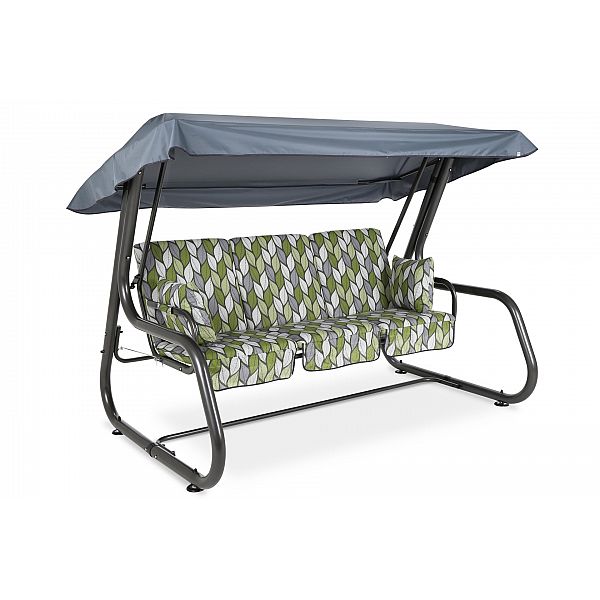 Садова гойдалка Lauria Grey / Green Leaves