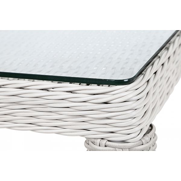 Садові меблі з техноротангу Bristol 230 см White / Grey 8+1
