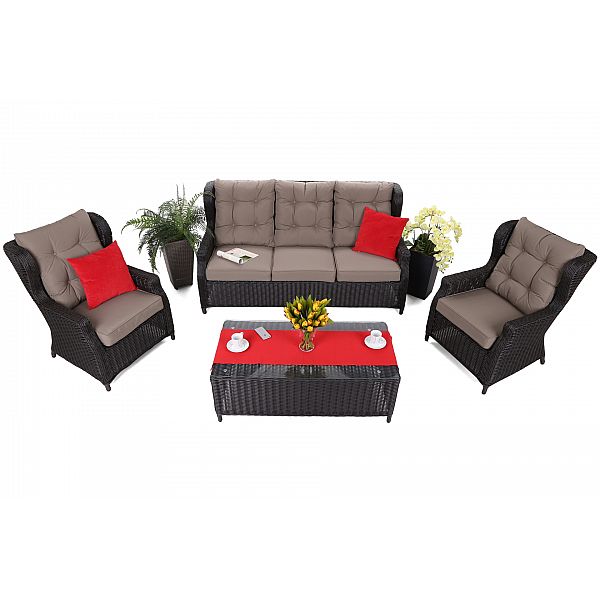 Садові меблі з техноротанга Марракеш