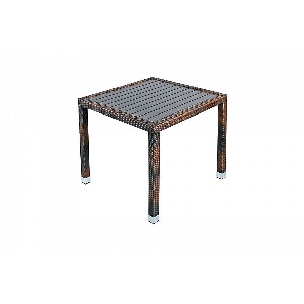 Меблі з техноротангу Doris Square Brown 4+1
