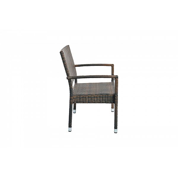 Меблі з техноротангу Doris Square Brown 4+1