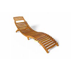 Дерев'яний садовий шезлонг Акація Люкс