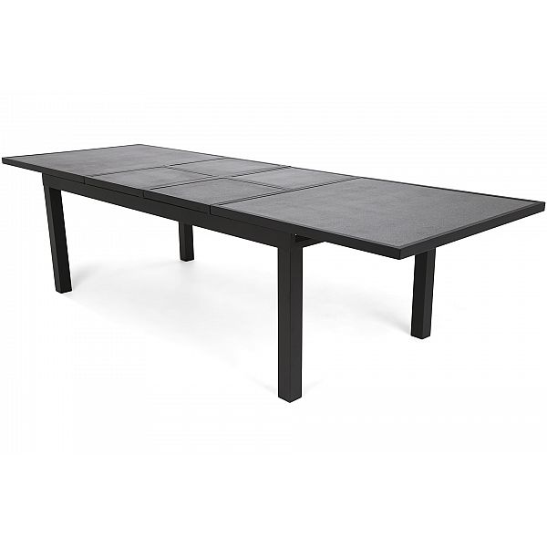 Комплект садових меблів Salerno Dark Grey Ibiza Grey / Black 8+1