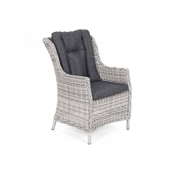 Садові меблі з техноротангу Bristol 180 см Light Grey / Grey Melange 6+1