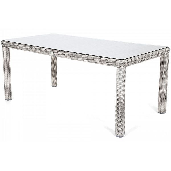 Садові меблі з техноротангу Bristol 180 см Light Grey / Grey Melange 6+1