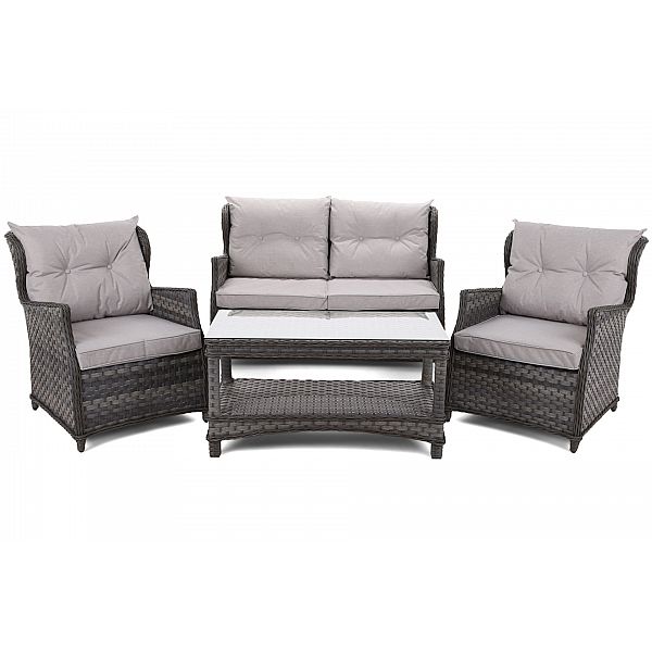 Садові меблі з техноратангу Siena Grey / Light Grey