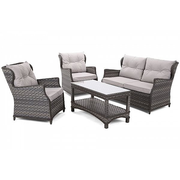 Садові меблі з техноратангу Siena Grey / Light Grey