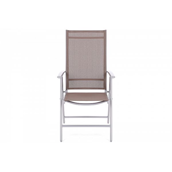 Алюмінієві садові меблі Orlando Basic Silver / Taupe 6+1