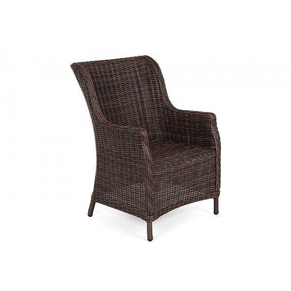 Садові меблі з технораттанга Bristol Round Elegant 180 см Brown Mat / Brown Melange 8+1 виставка