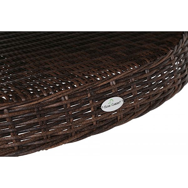 Садові меблі з технораттанга Bristol Round Elegant 180 см Brown Mat / Brown Melange 8+1 виставка
