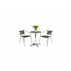 Алюмінієві садові меблі Summer Pollywood Black 2