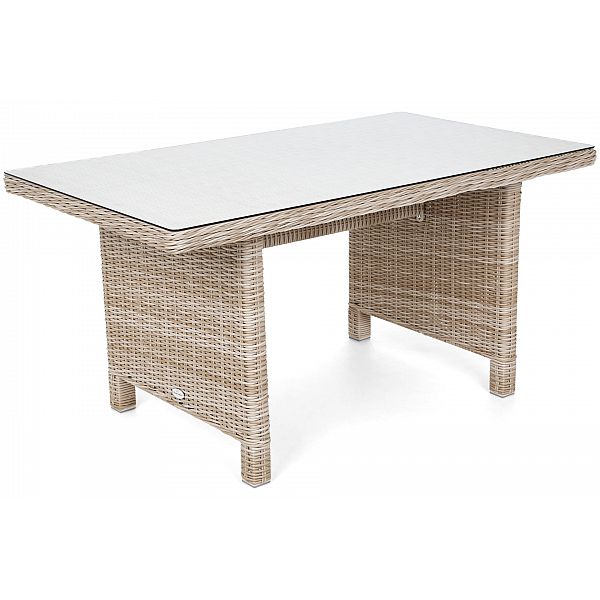 Правий кутовий диван із техноротангу Alicante Beige / Beige Melange