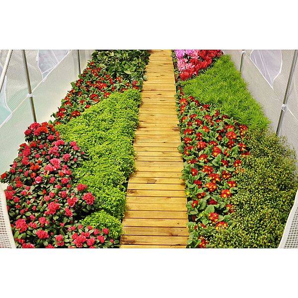 Фольгированный туннель 300 x 450 см (13,5 м²) каркас + белая фольга