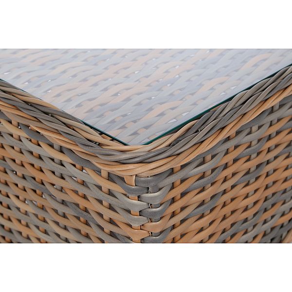 Садові меблі з техноратангу Foggia Ginger Melange / Dark Grey