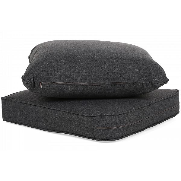 Садові меблі з техноратангу Foggia Ginger Melange / Dark Grey