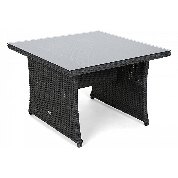 Кутовий садовий диван з техноротангу Bergamo Grey / Grey Melange
