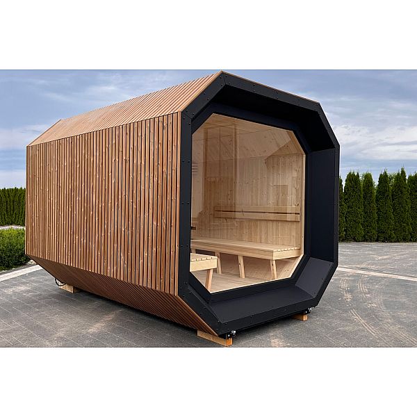 Финская садовая сауна Scandi 400 x 245 см