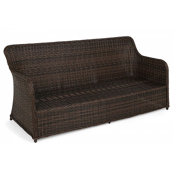 Садові меблі з техноратанга Bergamo Elegant Brown Mat / Brown Melange