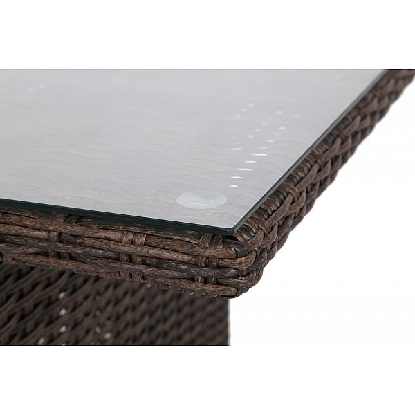 Садові меблі з техноратанга Bergamo Elegant Brown Mat / Brown Melange
