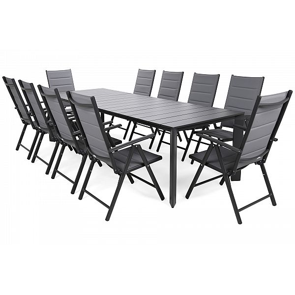 Садові меблі Marsala Ibiza Grey / Window Grey 10+1