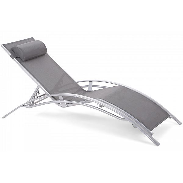 Садовий шезлонг Aruba Silver/Grey