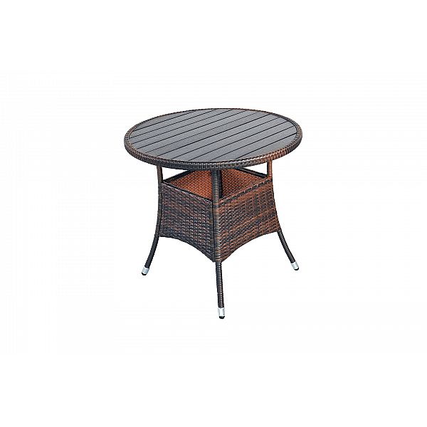 Меблі з техноротангу Doris Round Elegant Brown 4+1