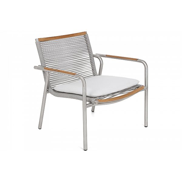 Виставка алюмінієвих садових меблів Genua Silver / Grey