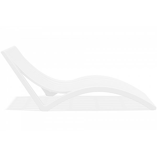 Садовий шезлонг Siesta Slim White