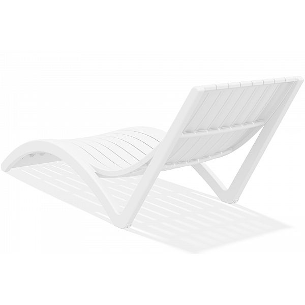Садовий шезлонг Siesta Slim White