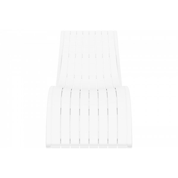 Садовий шезлонг Siesta Slim White