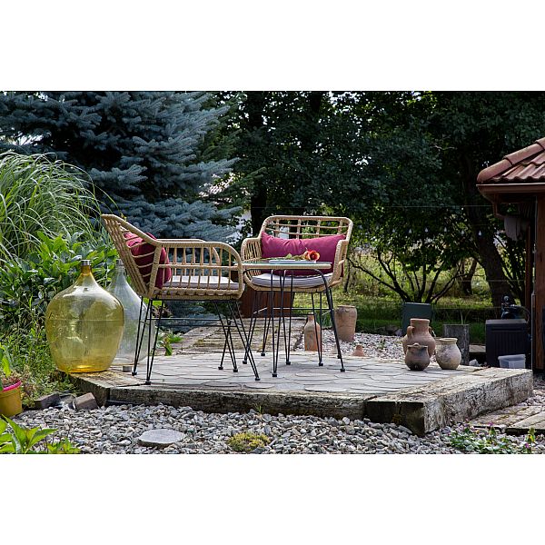 Bono Черный/Бежевый садовая мебель