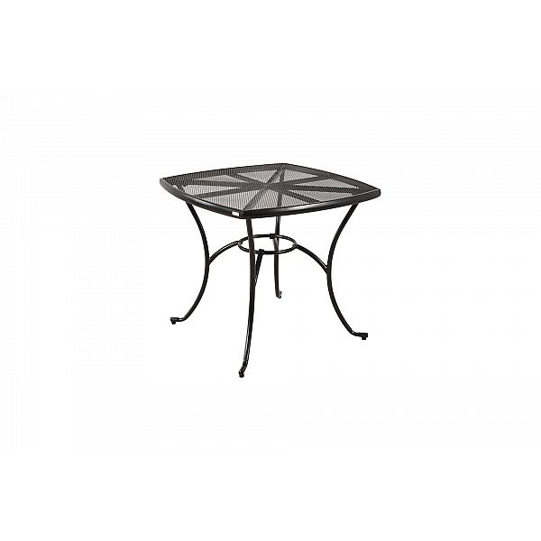 Садові меблі з металу Venezia Square 4+1 Black / Grey