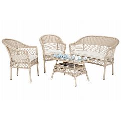 Садові меблі Arkadia Beige / Бежевий техноротанг