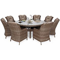 Садові меблі з техноротангу Bristol Round Elegant 180 см Ginger / Brown Melange ..