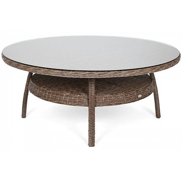 Садові меблі з техноротангу Bristol Round Elegant 180 см Ginger / Brown Melange 8+1