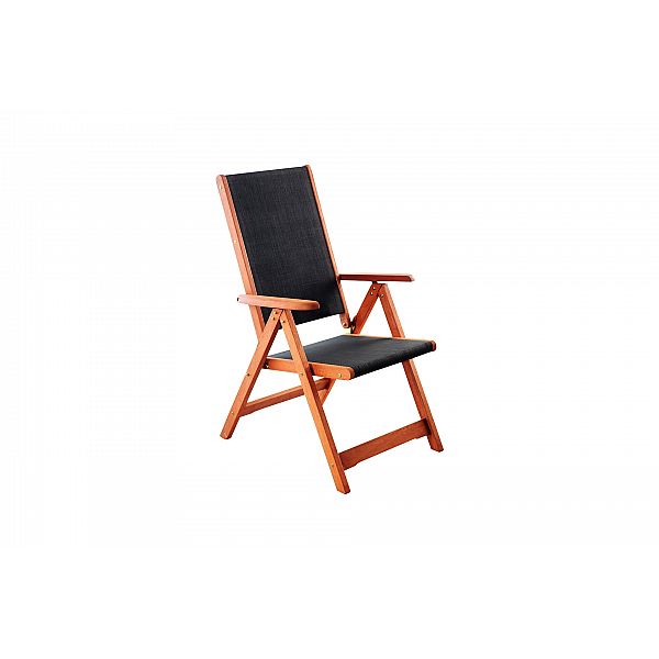 Деревянная садовая мебель Meranti Square Black II. разновидность
