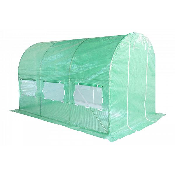 Фольгований тунель 200 x 350 см (7 м²) каркас + зелена фольга